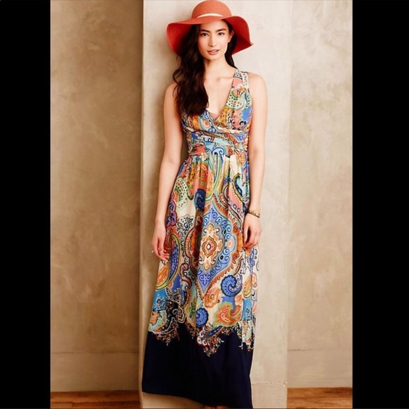 Anthro Maeve “Vizcaya”Maxi GORGEOUS - Picture 3 of 6